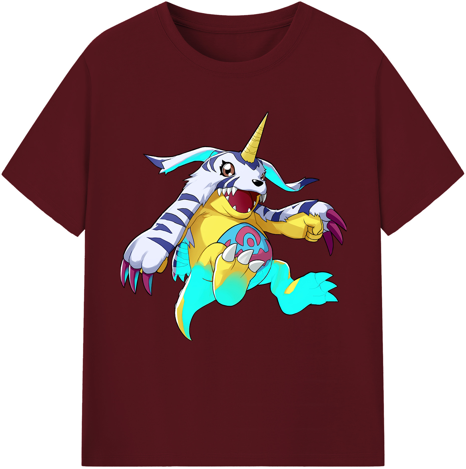 （画像用） Digimon デジタルモンスター/デジモン 綿100％半袖Tシャツ（フロントプリント）
